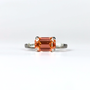 Lab-Grown Peach Diamond Ring | 2.07 CT | 14K White Gold | IGI Certified