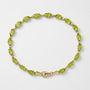 The Solstice Bracelet | Peridot | 14K Yellow Gold