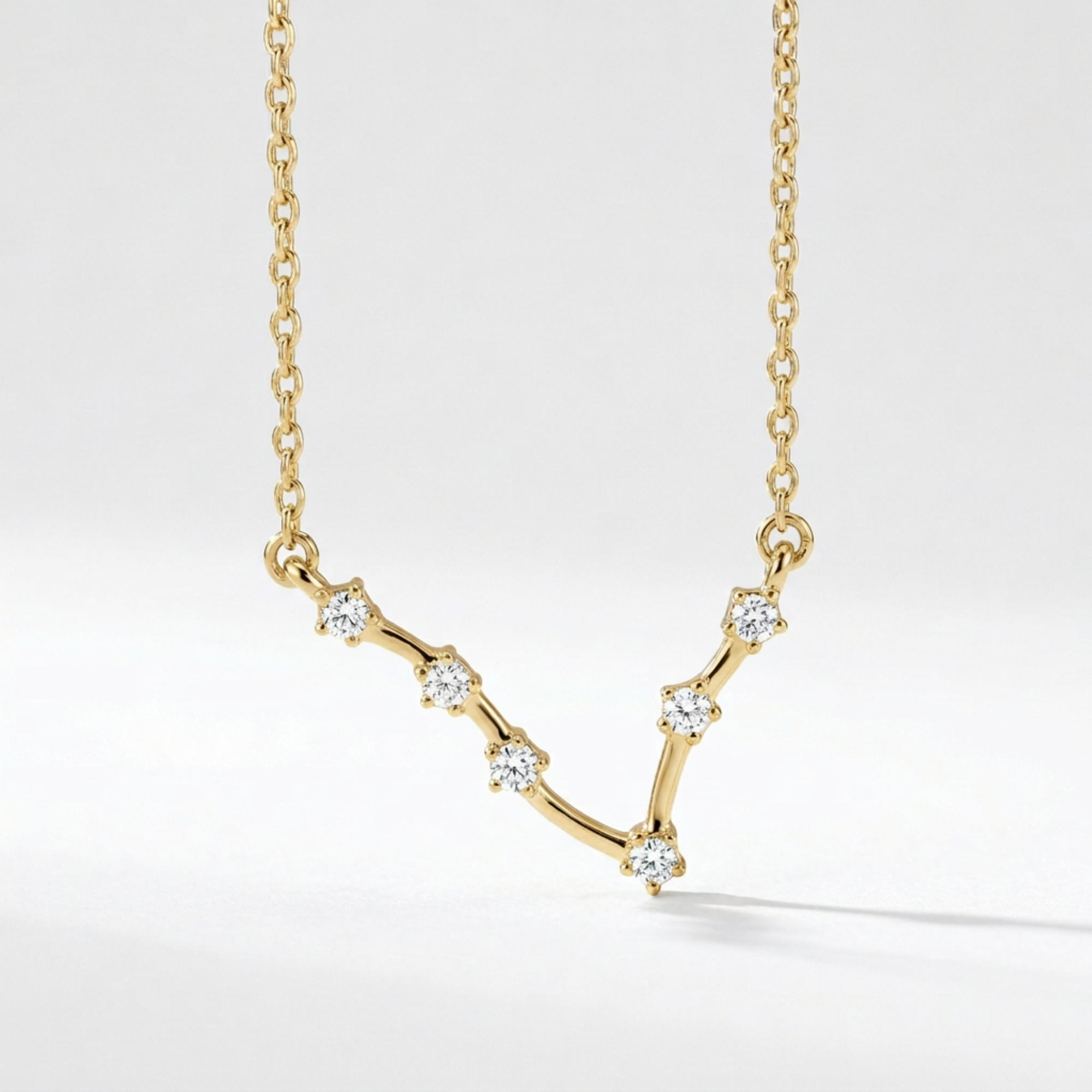 The Constellation Necklace | Pisces | Natural Diamond