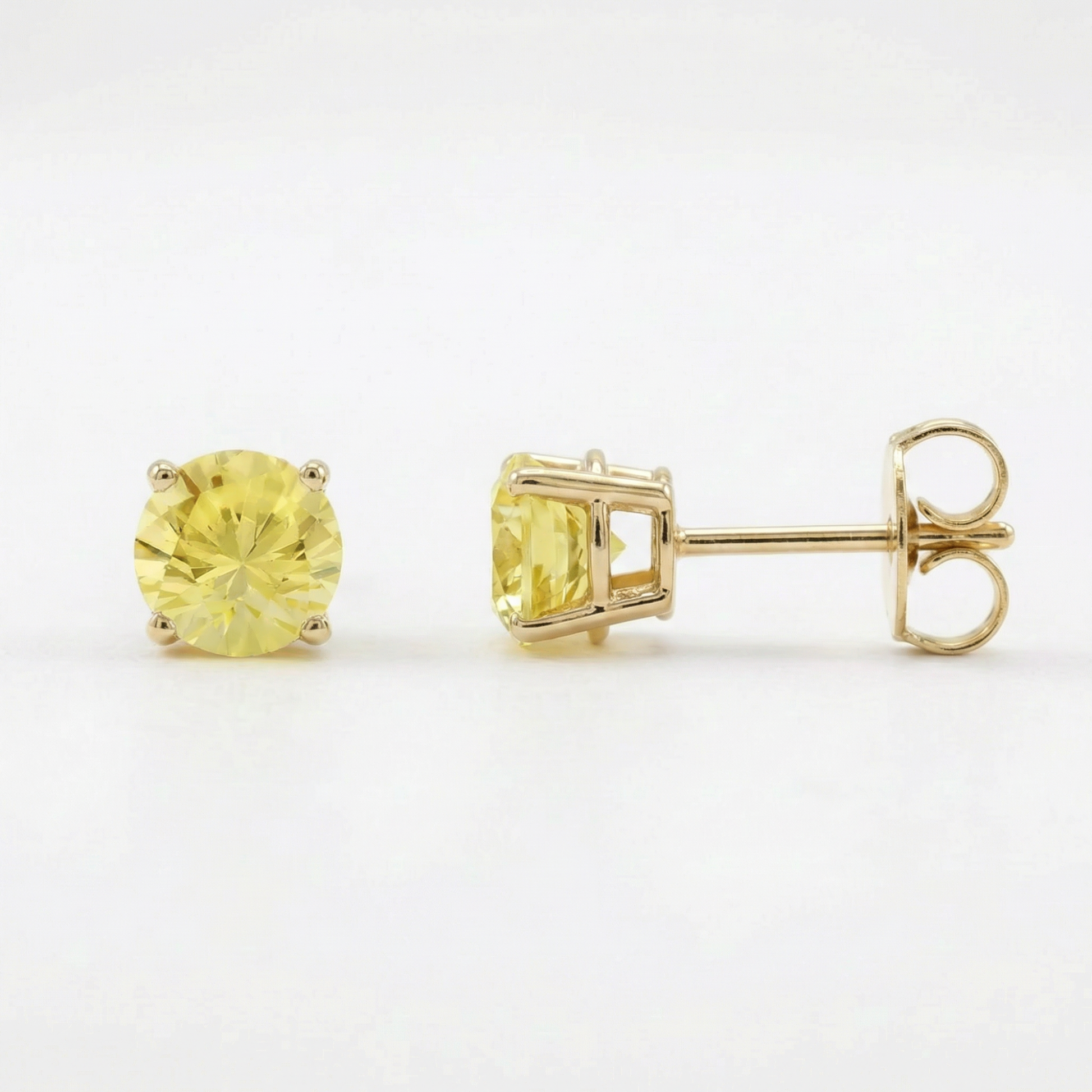 The Everyday Stud | Yellow Sapphire