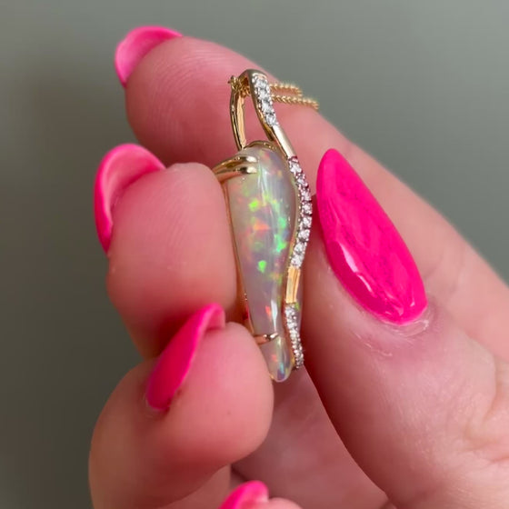 Ethiopian Opal Pendant