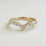 The Small V Ring | Mixed Cut | Lab-Grown Diamond